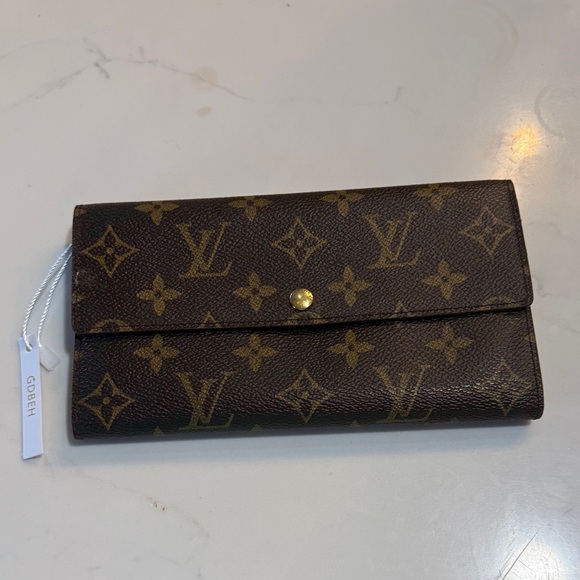 Robert Louis Brown Monogram Wallet